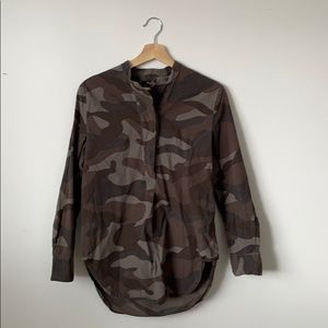 Madewell Camo long sleeve tunic
